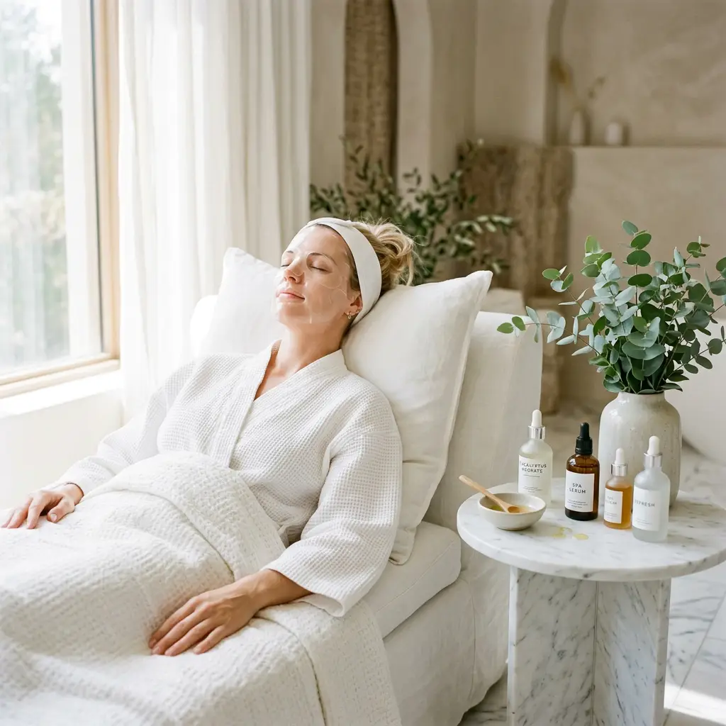 Hydrating HydraFacial serum step at D4 Season in Shoreline, WA