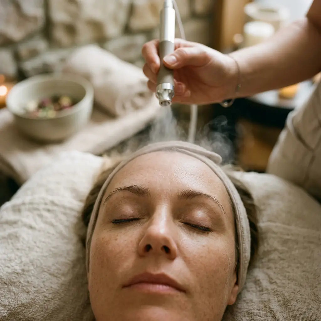 Oxygen glow facial treatment at D4 Season near Lynnwood, WA