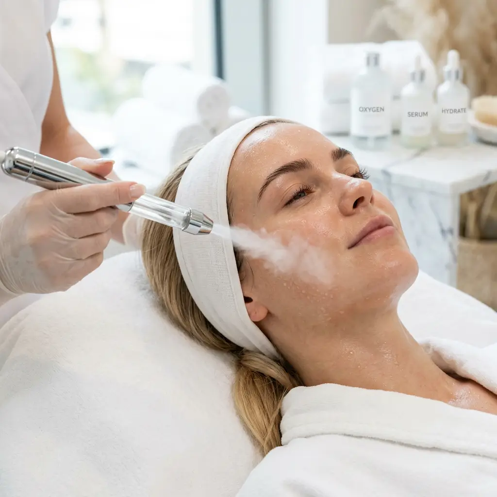 Oxygen glow facial at D4 Season near Shoreline, WA
