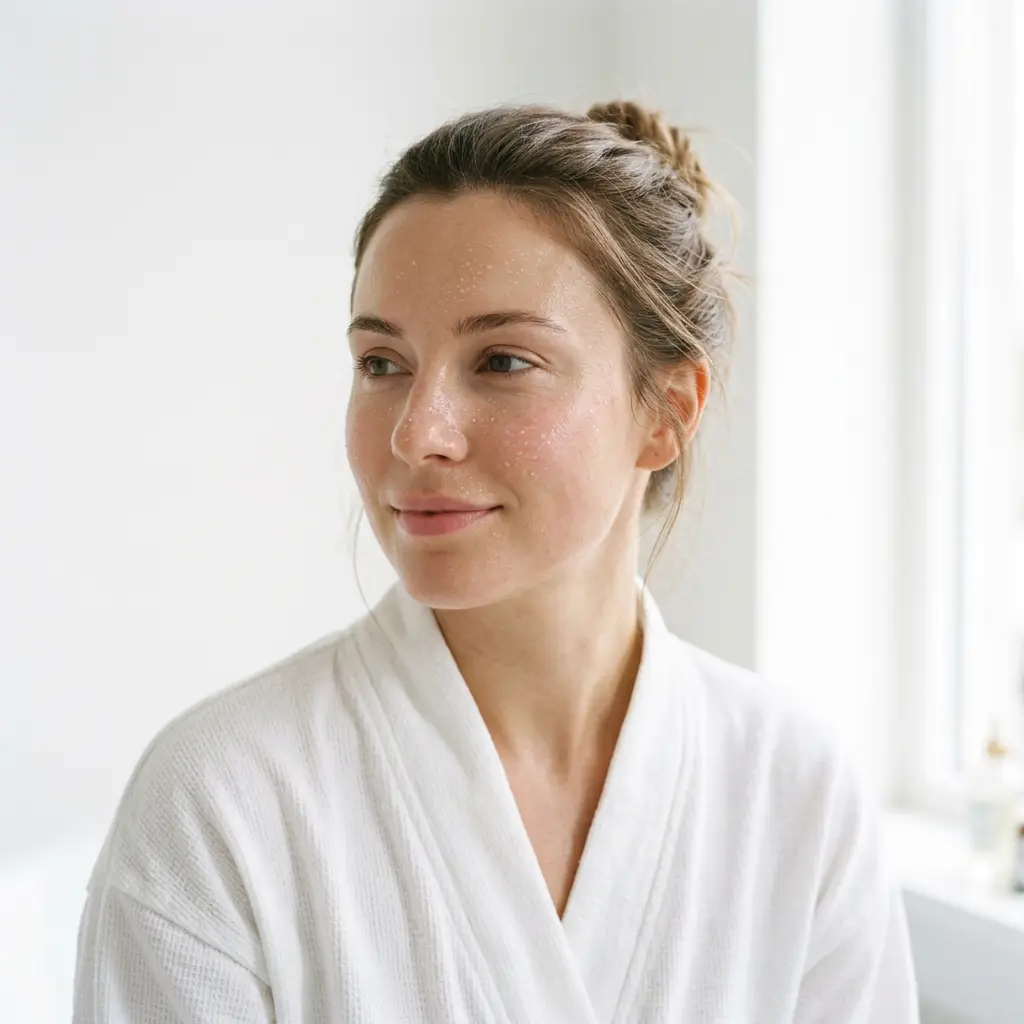 Glow-focused facial finish at D4 Season near Edmonds, WA