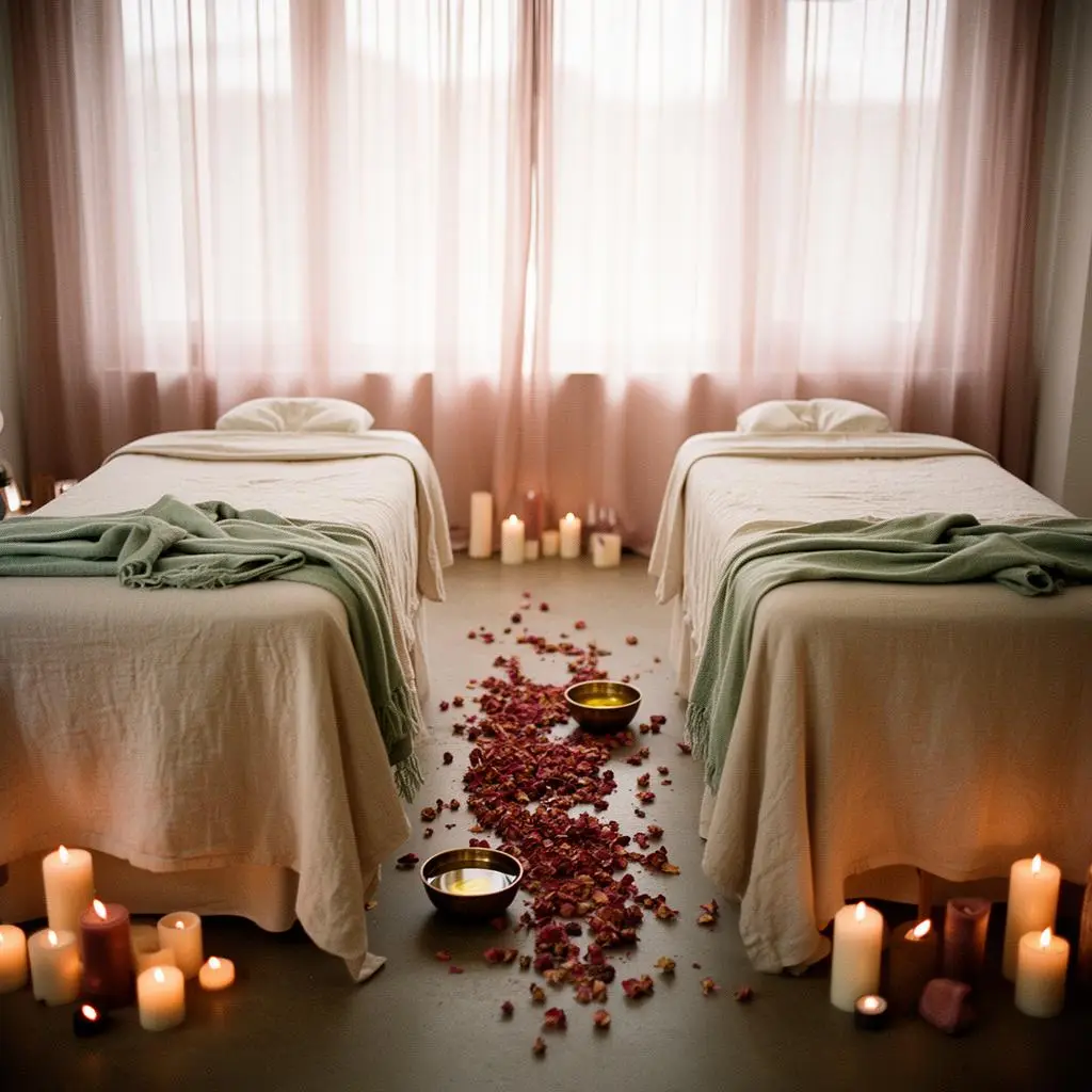 Couples massage for two in one room at D4 Season near Mountlake Terrace, WA