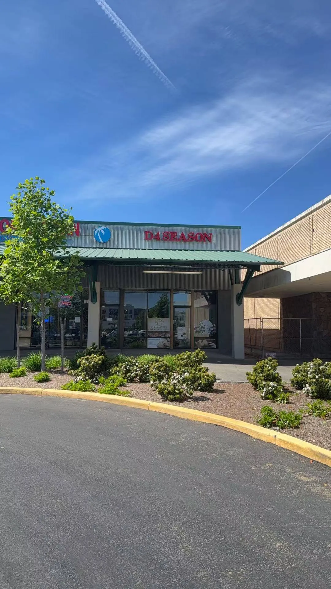 D4 Season Head Spa storefront in Shoreline, Washington