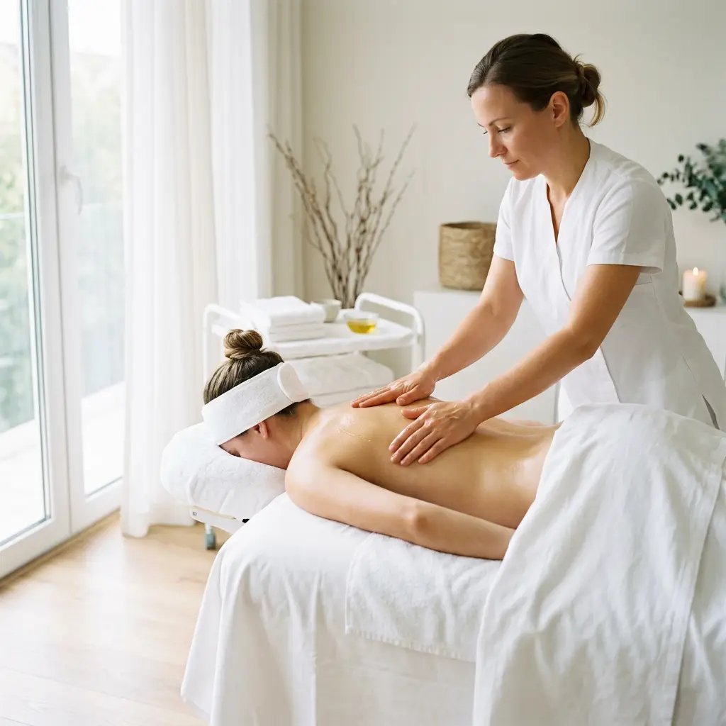Body therapy massage session at D4 Season near Seattle North